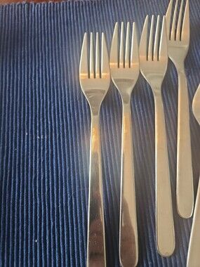 IKEA Stainless Steel Forks with Silver Finish